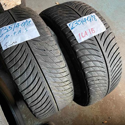 2 x Michelin Pilot Alpin 5 235-40-18 Winterbanden 5mm, Auto-onderdelen, Banden en Velgen, 18 inch, Winterbanden, 235 mm, Personenwagen