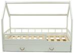 Stijlvol massief houten kinderbed in huisvorm - 160x80cm..., Kinderen en Baby's, Ophalen of Verzenden, Nieuw