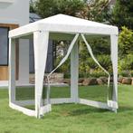 vidaXL Partytent met 4 mesh zijwanden 2x2 m wit, Tuin en Terras, Partytenten, Verzenden, Nieuw, Partytent