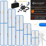 KESSER® Gymnastiekmat - Airtrack - Turnmat - 4M - Blauw •, Verzenden, Nieuw