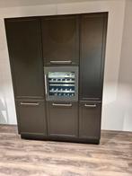 Nolte showroomkeuken –Torino Lack Zwart incl. Apparaten, Zwart, Hoekkeuken, Nieuw, Hoogglans of Gelakt