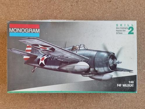 Monogram 5220 F4F Wildcat 1:48, Hobby en Vrije tijd, Modelbouw | Vliegtuigen en Helikopters, Verzenden