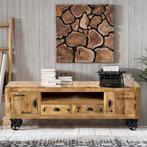 *WOONWINKEL* Tv-meubel Rustiek Mangohout 200 Cm, Verzenden, Nieuw