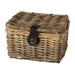 Fast Rider - Rotan Fietsmand Junior Met Klep Naturel