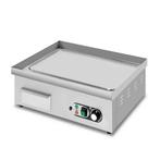 HCB Bakplaat - glad - 55 cm - 230V - RVS, Verzenden, Nieuw in verpakking, Fornuis, Frituur en Grillen