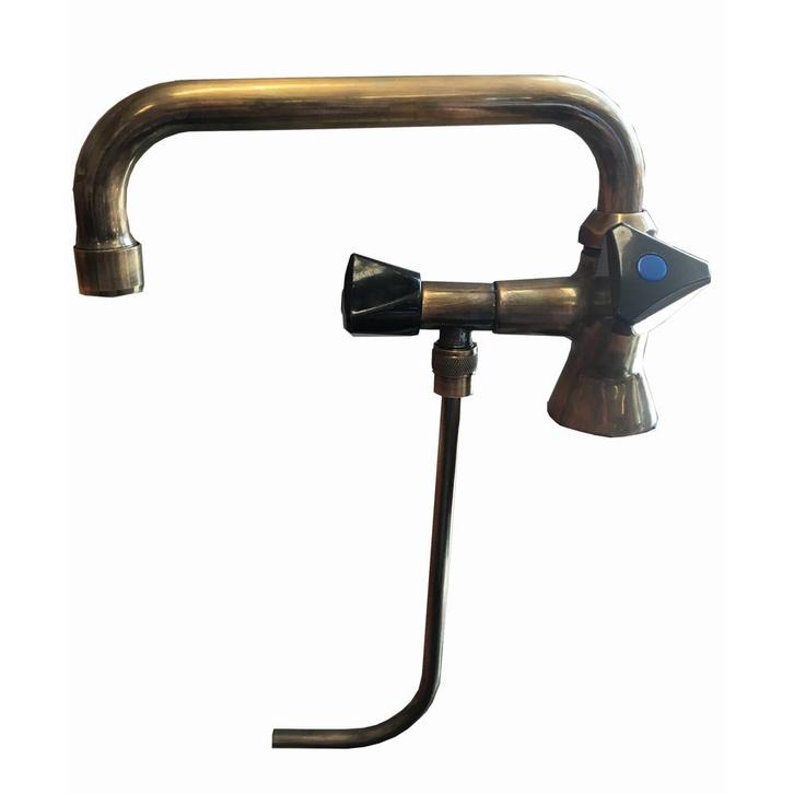 Spoelkraan met zwenkarm antiek messing, Zakelijke goederen, Horeca | Overige, Ophalen of Verzenden