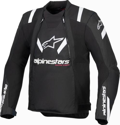 Alpinestars T-Stunt Air Zwart Wit Motorjas, Motoren, Kleding | Motorkleding, Heren, Nieuw met kaartje, Jas | textiel, Verzenden