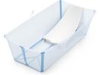 Veiling - Stokke Flexi Bath XL (Ocean Blue) baby badje (0-6, Nieuw