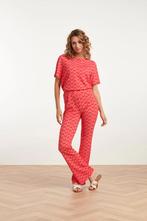 -60% Smashed Lemon  Smashed Lemon 25041 flared leggings met, Kleding | Dames, Broeken en Pantalons, Verzenden, Nieuw, Rood