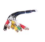RCA Versterker kabel 20 pins voor Android Radios - AUX...., Auto diversen, Nieuw