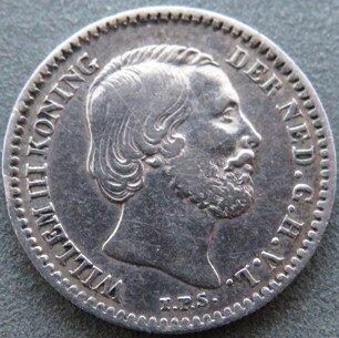 Nederland. Willem III. 10 Cents 1853 (Zonder Minimumprijs), Postzegels en Munten, Munten | Nederland