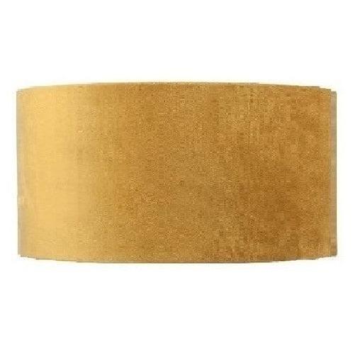 Stoffen lampenkap velvet | Oker Geel met Gouden binnenkant, Huis en Inrichting, Lampen | Lampenkappen, 25 tot 50 cm, Rond, Overige kleuren