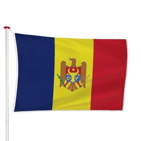 Moldavische Vlag 40x60cm, Diversen, Vlaggen en Wimpels, Nieuw, Verzenden