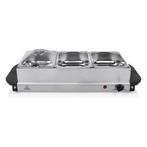 Warmhoudplaat | Tristar | 3 x 1.4 liter (200W, RVS, Deksel), Verzenden, Nieuw in verpakking