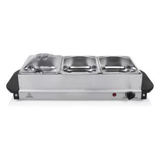 Warmhoudplaat | Tristar | 3 x 1.4 liter (200W, RVS, Deksel) beschikbaar voor biedingen