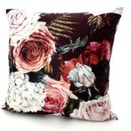 Weckbrodt Sierkussen Rosen Fluweel-uiterlijk, velours,, Huis en Inrichting, Woonaccessoires | Plaids en Woondekens, Verzenden