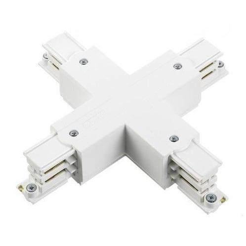 Global 3-Fase-Rail Kruis-verbinder wit, Huis en Inrichting, Lampen | Plafondlampen, Nieuw, Verzenden