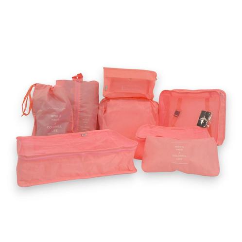 Packing Cubes - Roze - 9-delige set - Packing Cubes, Huis en Inrichting, Woonaccessoires | Overige, Nieuw, Verzenden