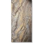PVC Marmer Wandpaneel Onyx Glans Bruin 260x122x0,3cm, Nieuw