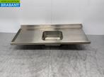 RVS Aanvoerblad met spoelbak 170,5 x 72 cm Horeca, Ophalen of Verzenden, Gebruikt