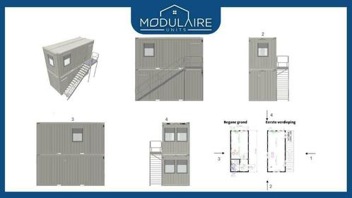 Nog niet gebruikte moderne bouwkeet/tinyhouse/kantoorunit!, Doe-het-zelf en Verbouw, Containers