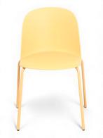 Miniforms Mariolina stoel, 4-poot, apricot, Huis en Inrichting, Stoelen, Ophalen of Verzenden, Gebruikt, Overige kleuren