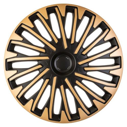 Wieldoppen  Soho 13-inch zwart/goud, Auto diversen, Wieldoppen, Verzenden