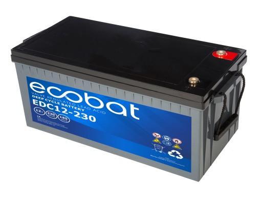 Ecobat AGM Deep Cycle accu | EDC12-230 | 12V 230Ah, Auto-onderdelen, Accu's en Toebehoren, Ophalen of Verzenden