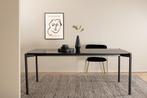 Eettafel - Alex - 190x90 cm - Zwart - Jörn, Huis en Inrichting, Verzenden, Nieuw