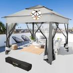 Partytent - Opvouwbaar - 3x3m - Paviljoen - Easy up - Grijs, Tuin en Terras, Partytenten, Verzenden, Zo goed als nieuw