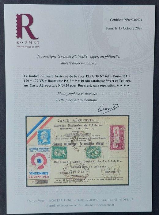 Frankrijk 1930 - 1 f. 50 carmin, perforatie EIPA30,, Postzegels en Munten, Postzegels | Europa | Frankrijk