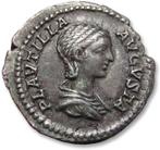 Romeinse Rijk. Plautilla († 212 n.Chr.). Zilver Denarius,