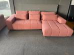 Hoekbank Pino stof weave zacht roze sofa zithoek teddy rose, Huis en Inrichting, Banken | Bankstellen, Ophalen, 250 tot 300 cm