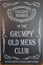 Grumpy old mens club reclamebord, Ophalen of Verzenden, Nieuw