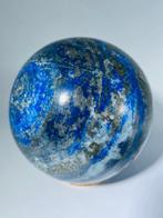 Unieke denimblauwe lapis lazuli bol – Een echt, Verzamelen, Mineralen en Fossielen