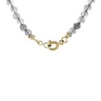 Vintage labradoriet collier met gouden sluiting 14 krt, Ophalen of Verzenden, Nieuw