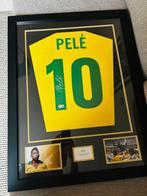 1966 - Pele ondertekende Brazil Shirt / Luxe lijst / Beckett, Nieuw
