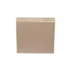 Blind plaatje BASICS BSQB53 PVD licht brons, Verzenden, Nieuw