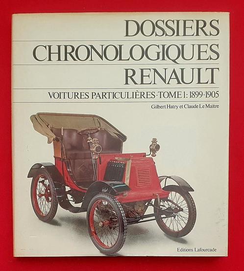 Dossiers Chronologiques Renault voitures particulières tome, Boeken, Auto's | Boeken, Zo goed als nieuw, Algemeen, Verzenden