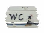 Maritiem WC bordje serie seaside 23x14cm. Maritiem WC bordje, Hobby en Vrije tijd, Knutselen, Ophalen of Verzenden, Nieuw