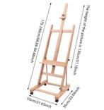 Professionele H-Frame Schilderezel van Beukenhout, Hobby en Vrije tijd, Verzenden, Nieuw