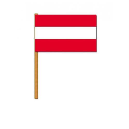 Luxe zwaaivlag/handvlag Oostenrijk 30 x 45 cm  - Oostenrij.., Hobby en Vrije tijd, Feestartikelen, Ophalen of Verzenden