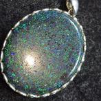 Grote hanger van argent s925 met Australische opaal en hard