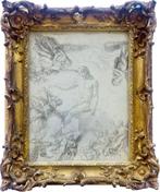 Duitse school (XVII) - Composizione allegorica, Antiek en Kunst