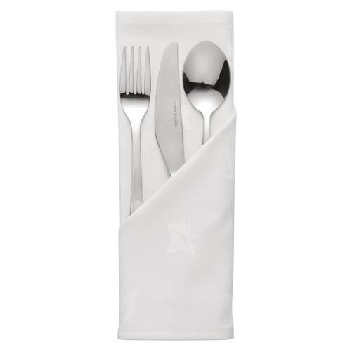 Servet Mitre Luxury wit - 100% katoen - 10 stuks - 45x45cm, Zakelijke goederen, Horeca | Keukenapparatuur, Nieuw in verpakking