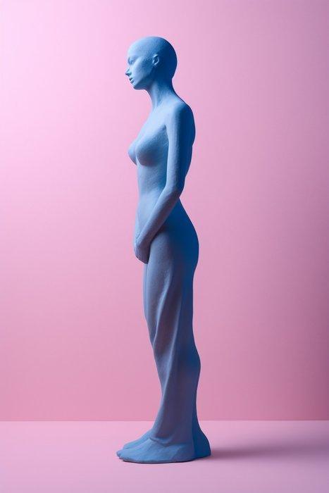 Anne Dias (1985) - (XXL Giant) Blush Of Serenity, Antiek en Kunst, Kunst | Schilderijen | Modern