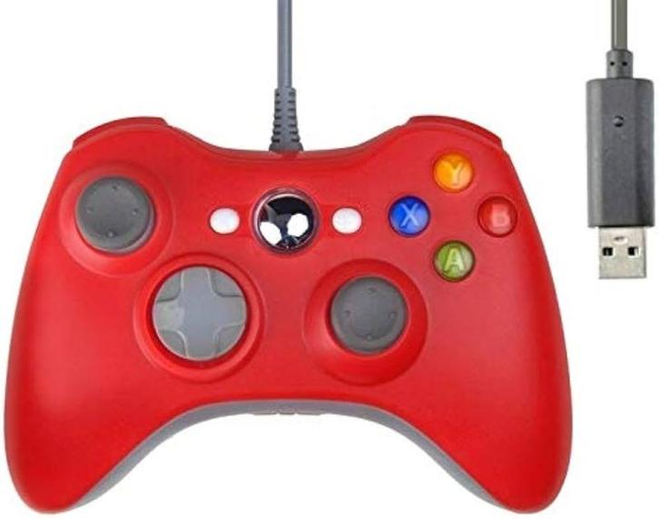 Xbox 360 Controller Wireless Rood (Third Party), Spelcomputers en Games, Spelcomputers | Xbox 360, Zo goed als nieuw, Ophalen of Verzenden