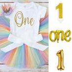 Cakesmash eerste verjaardag kleding en decoratie set Rainbow, Nieuw, Meisje, 4theperfectparty, Setje