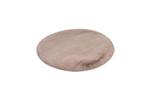 Rond Hoogpolig Vloerkleed | Heaven | Taupe | 120x120 cm, Huis en Inrichting, Stoffering | Tapijten en Kleden, Verzenden, Nieuw