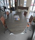 Ovale tafel met 4  verrijdbare stoelen U-Line, Vergader- of Presentatieruimte, Ophalen, Nieuw in verpakking